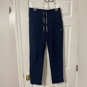 Figs Navy yola skinny scrub pants. Size small